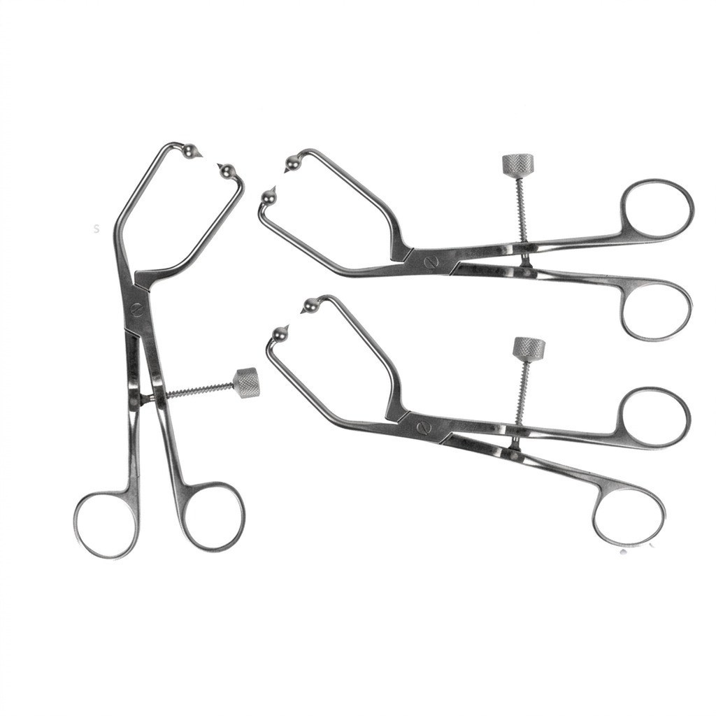 Angled Pelvic Long Tip 3pcs Set Premium Quality Orthopedic Instruments