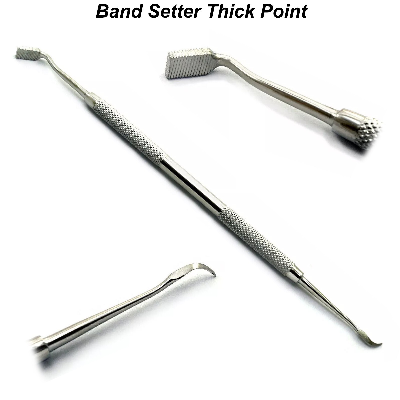 Dental Band Setter Seating Scaler Thick Point Placement Cleanup Instruments CE