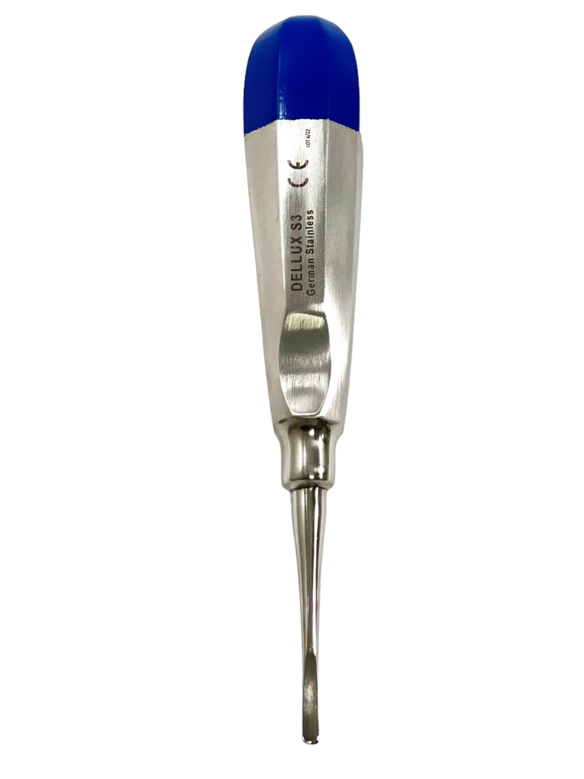 GERMAN LUXATING DENTAL ELEVATORS STRAIGHT 4 PC GOLD/BLUE 1mm-4mm TOOL