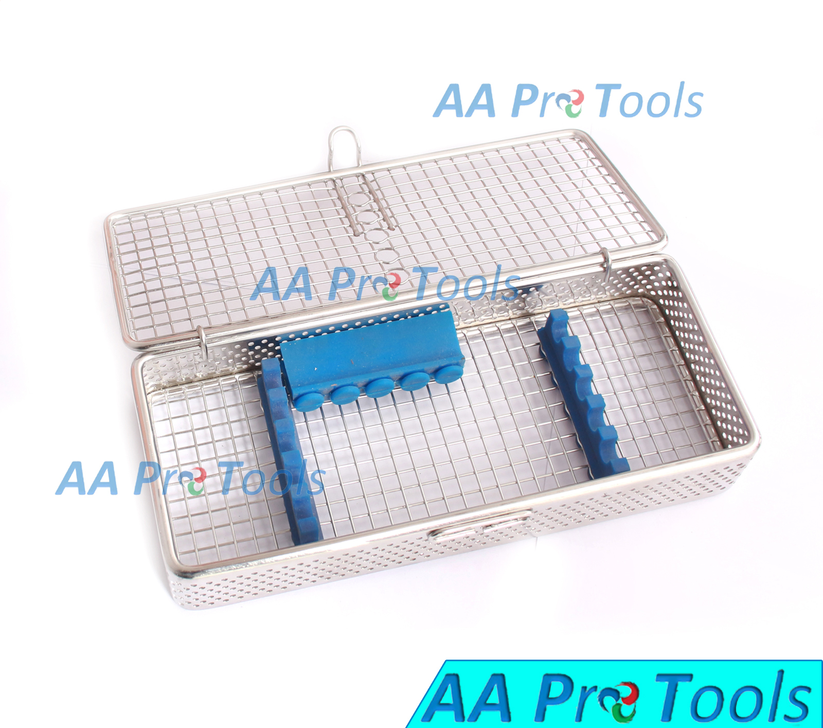 Dental Perforated Sterilization Cassette Mesh Tray For 5 Instruments DN-308