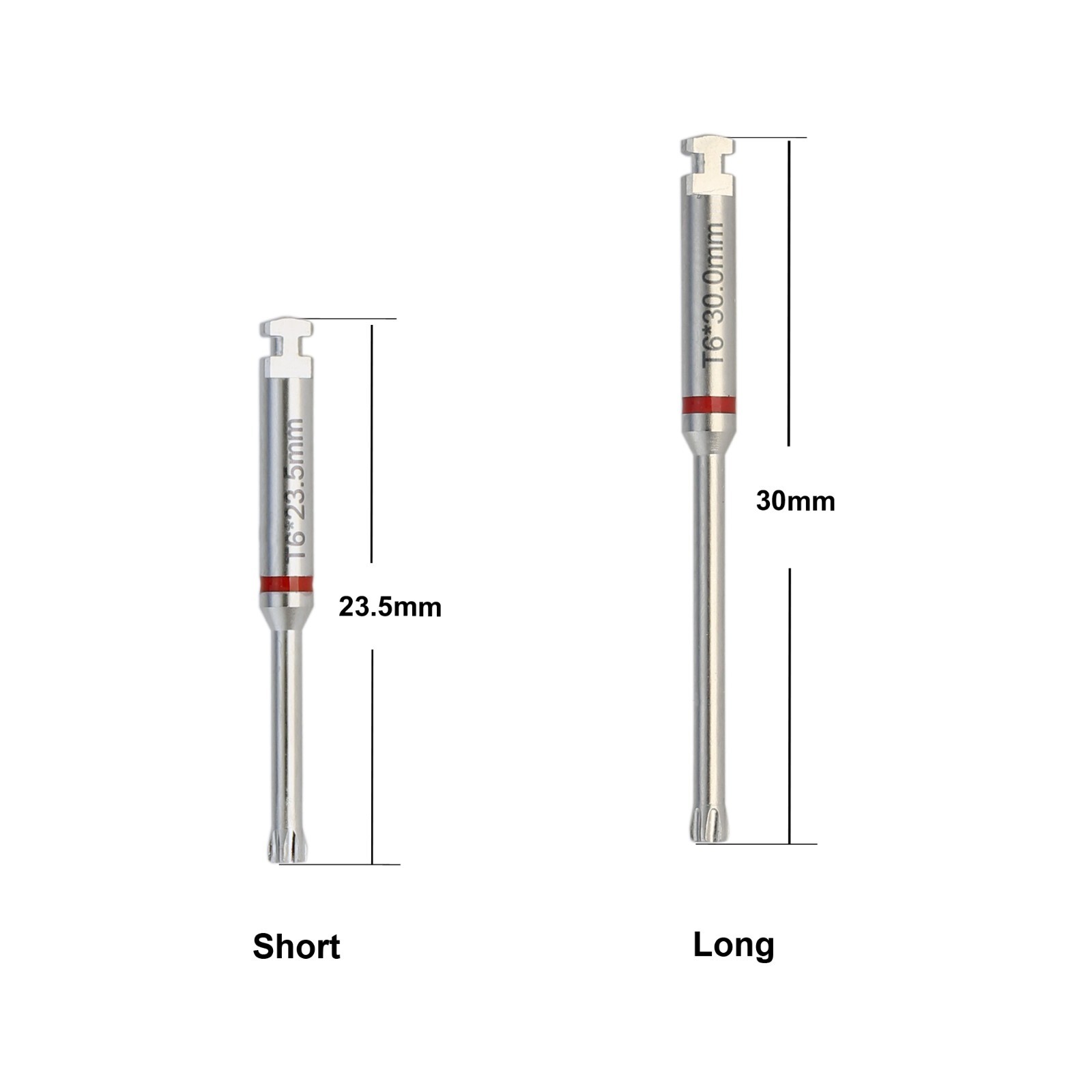 Implant Straumann SCS Screwdriver Driver For Ratchet Handpiece Latch Manual L S