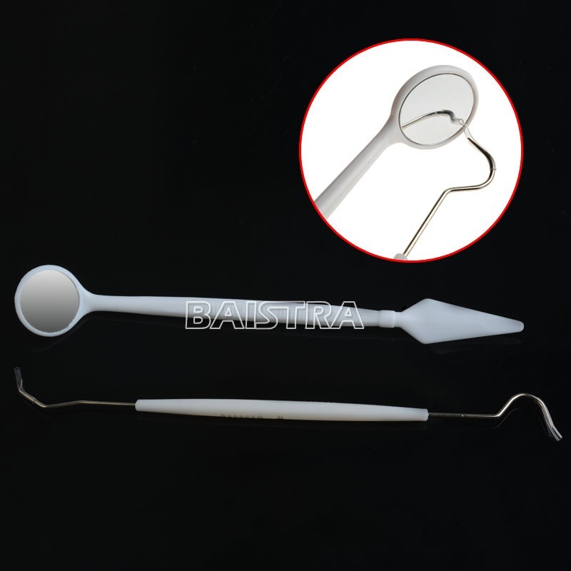 Dental Disposable Examination Kit Mouth Mirror and Explorer Probe Instrument Set