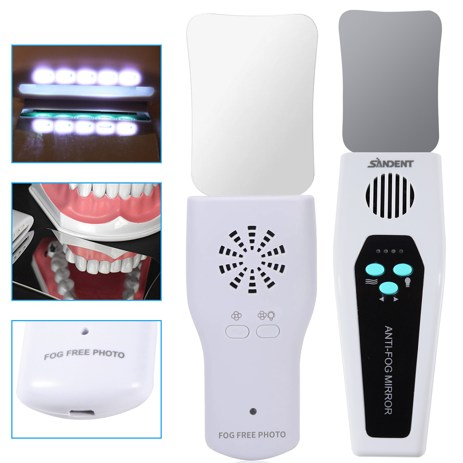 Dental Anti-fog Photo Mirror Reflector Intra Oral Glass Photography Mirrors