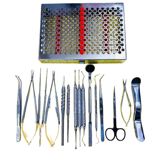 Micro Periodontal Oral Surgery Kit Periosteal Set Dental Mucogingival Instrument