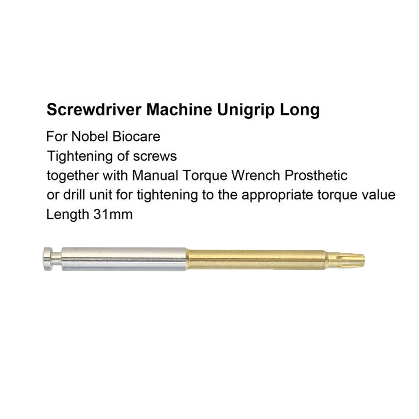 Implant Prosthetic Kit Latch Screwdrivers Nobel Biocare Torque Wrench Adapter