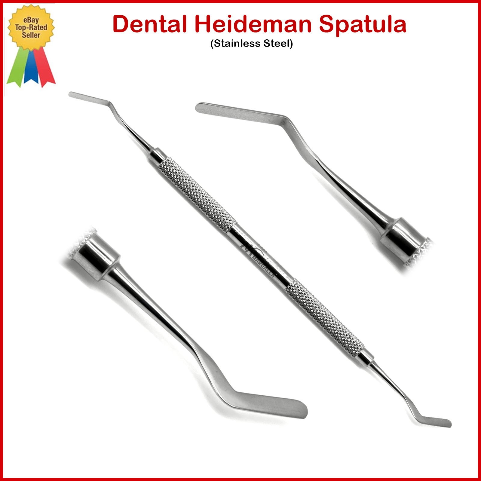 X5 Dental Heideman Spatula Double Ended Composite Plastic Filling Instrument