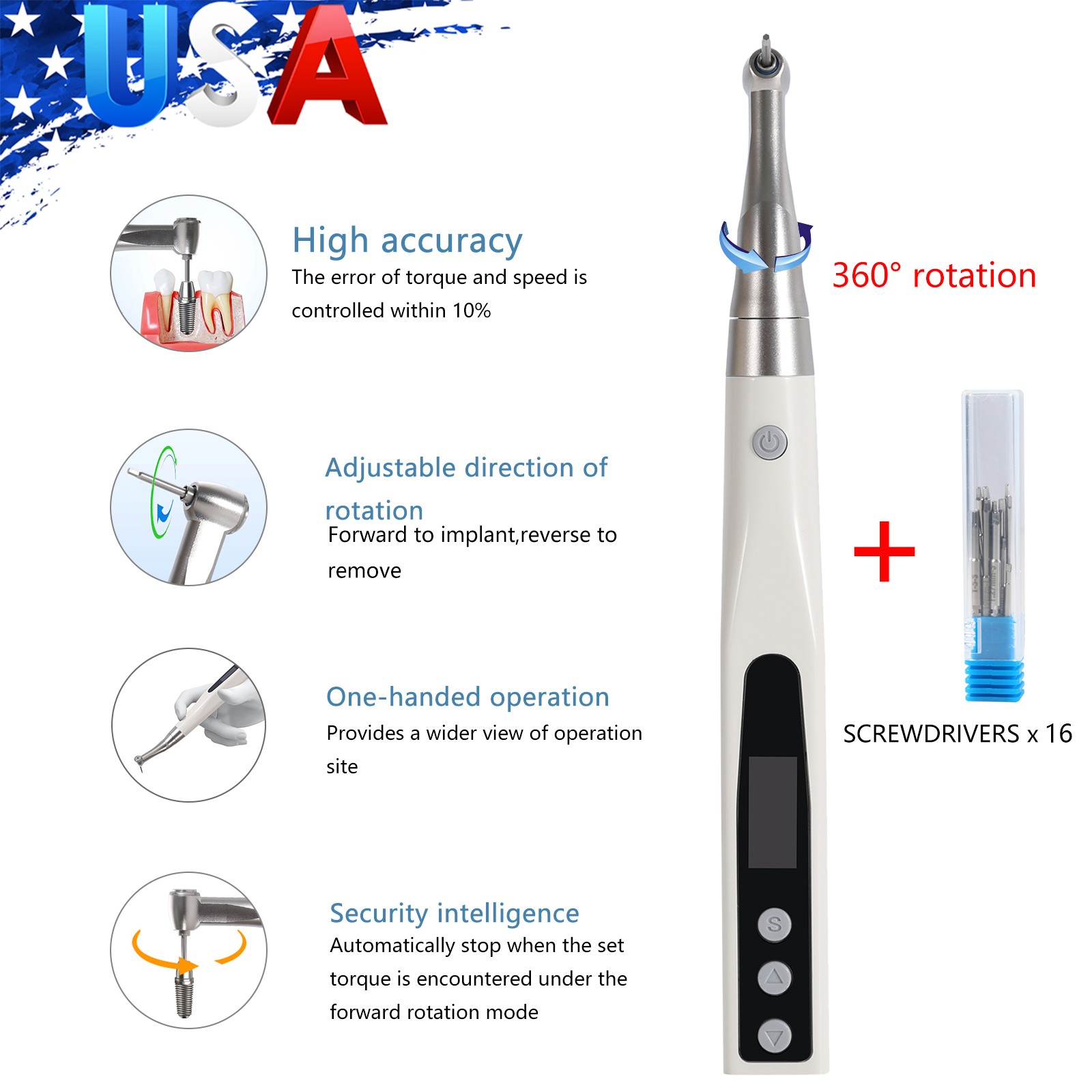 Dental Air Water Spray Tri-3 Way Syringe Handpiece ^ 2 Nozzles Tips Tubes nvbtr