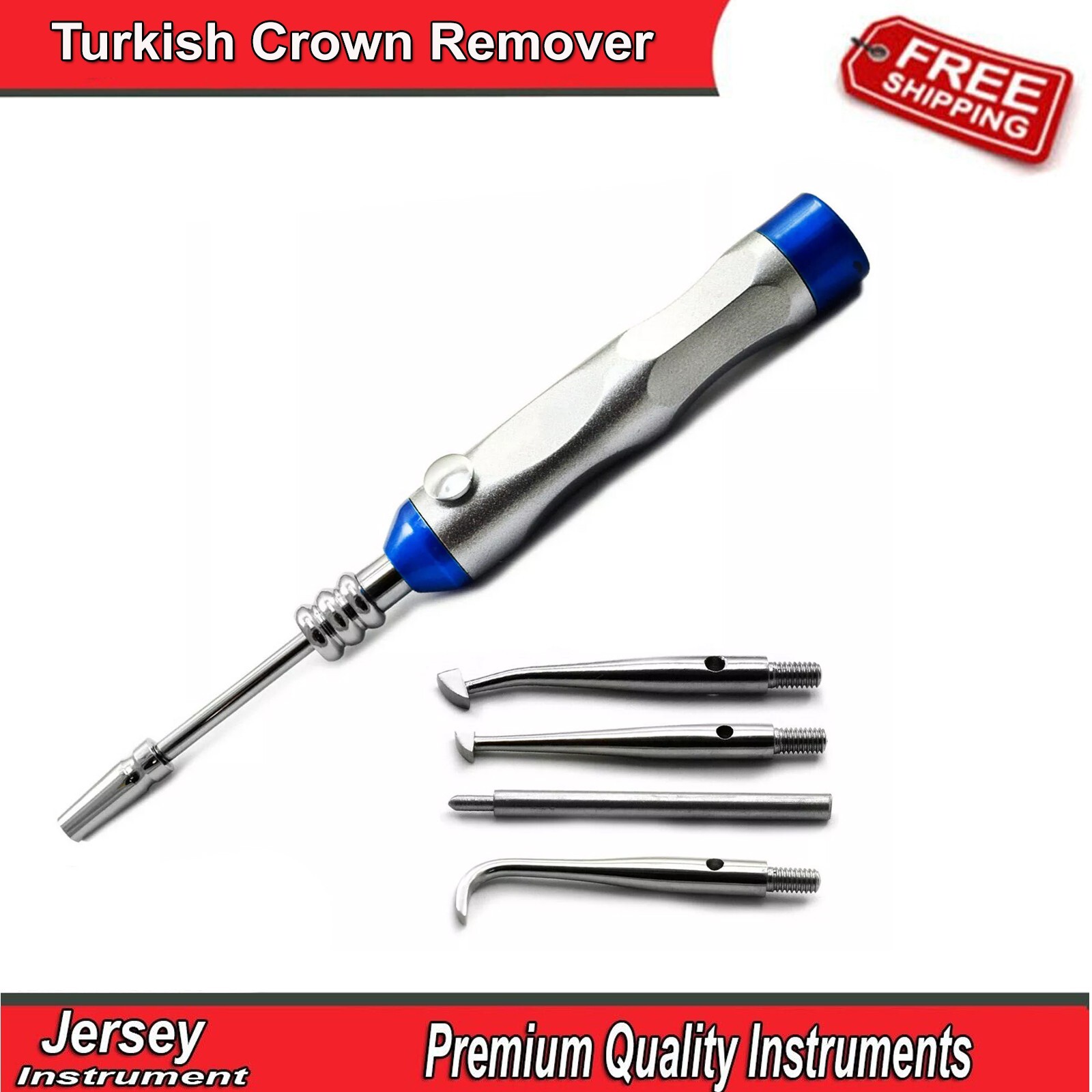 Dental Turkish Pattern Automatic Crown Remover Bridge Removal Restoration Tools