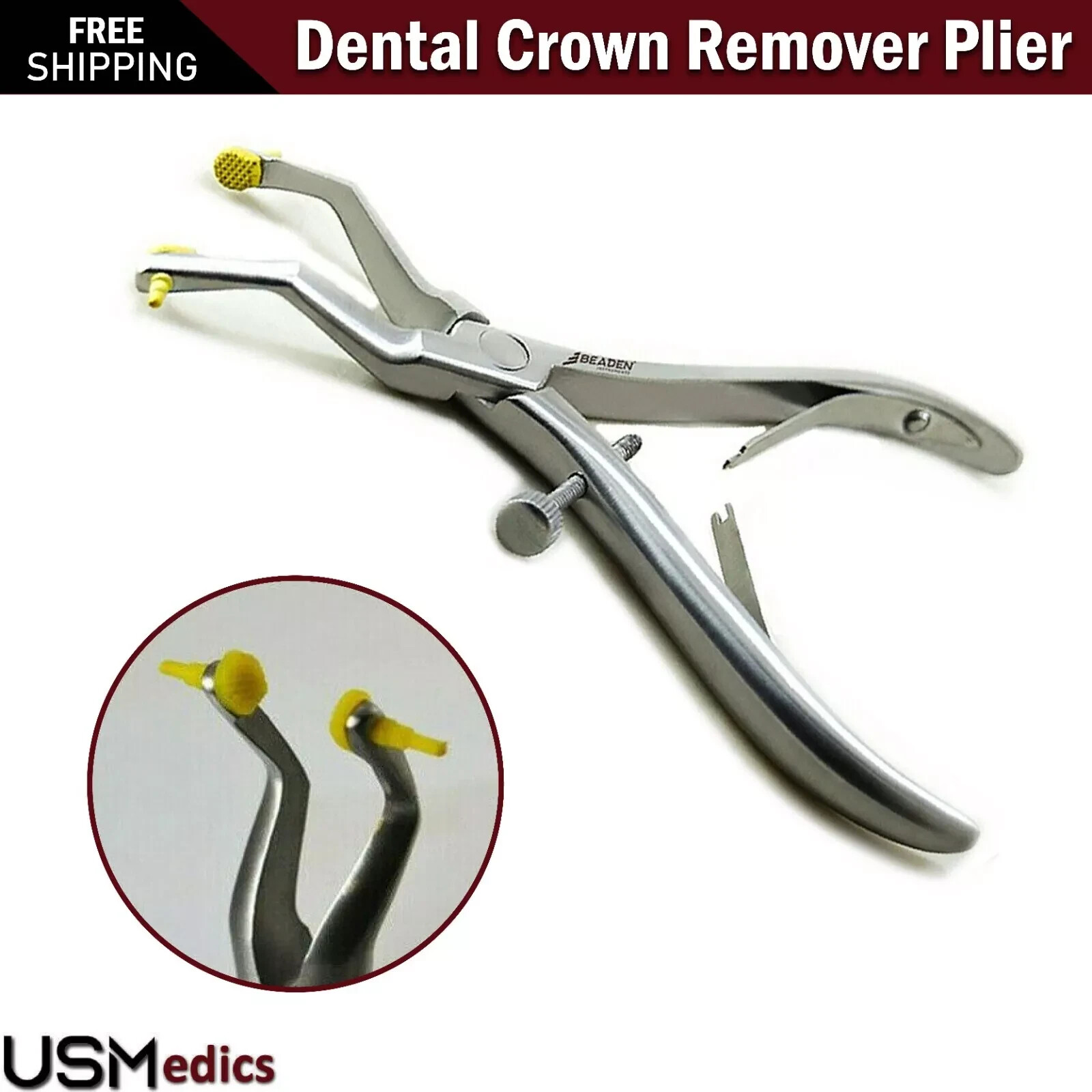 Temporary Teeth Crown Removing Orthodontic Dental Crown Remover Pliers BEADEN®