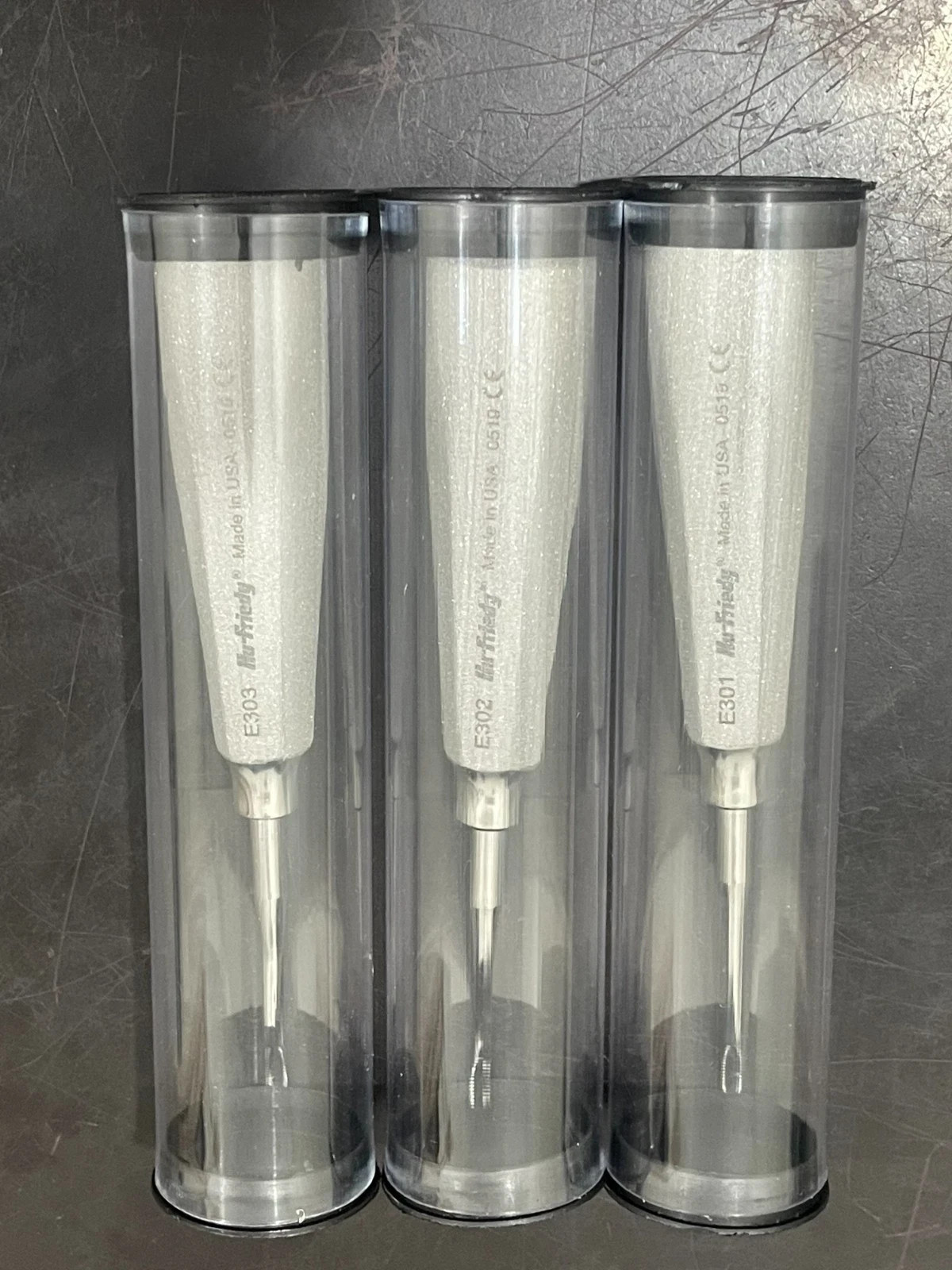 Lot of 3 PCS hu friedy Dental Elevator Combo Apexo E301 E302 E303