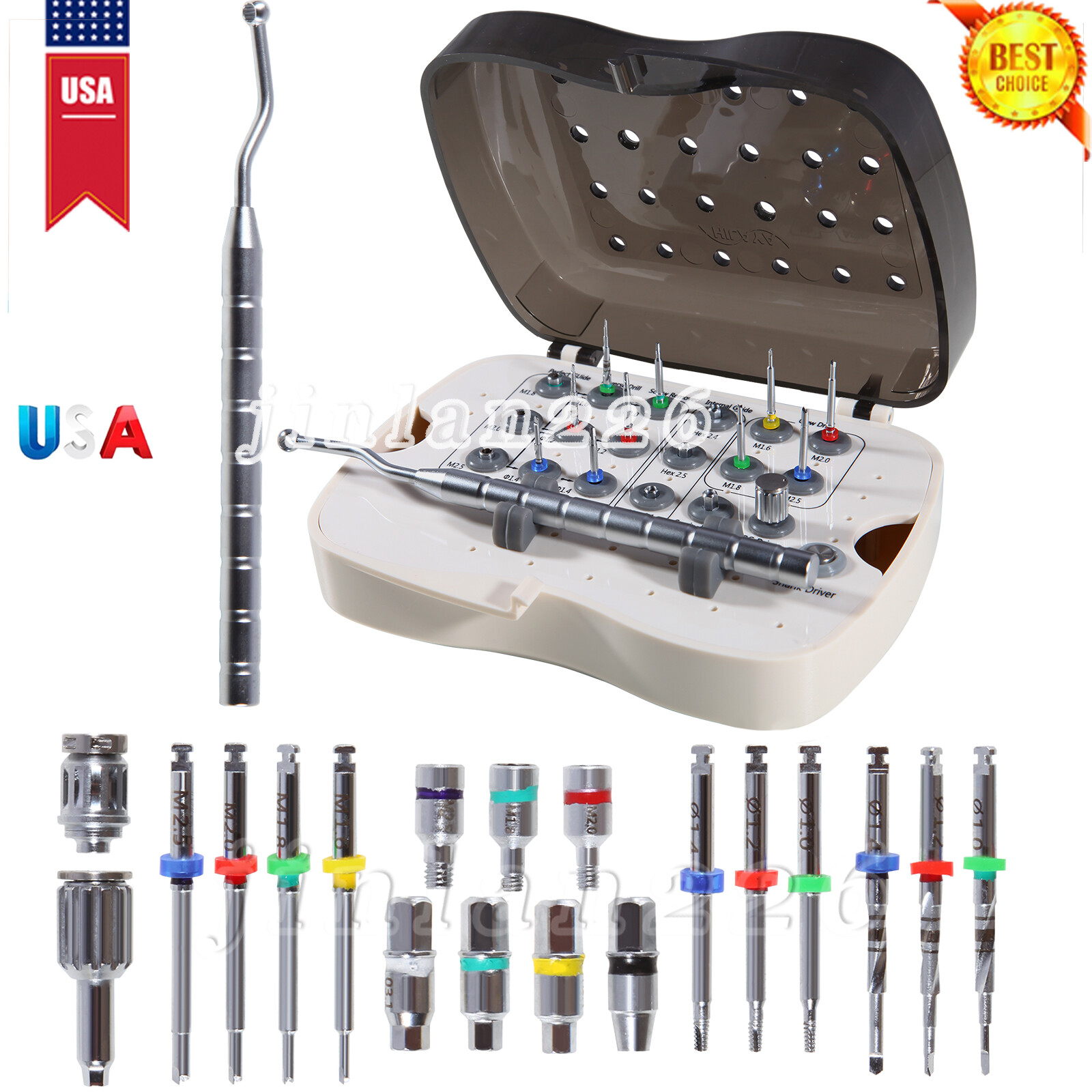Implant Fixture & Fractured Screw Removal Implant Rescue Kit