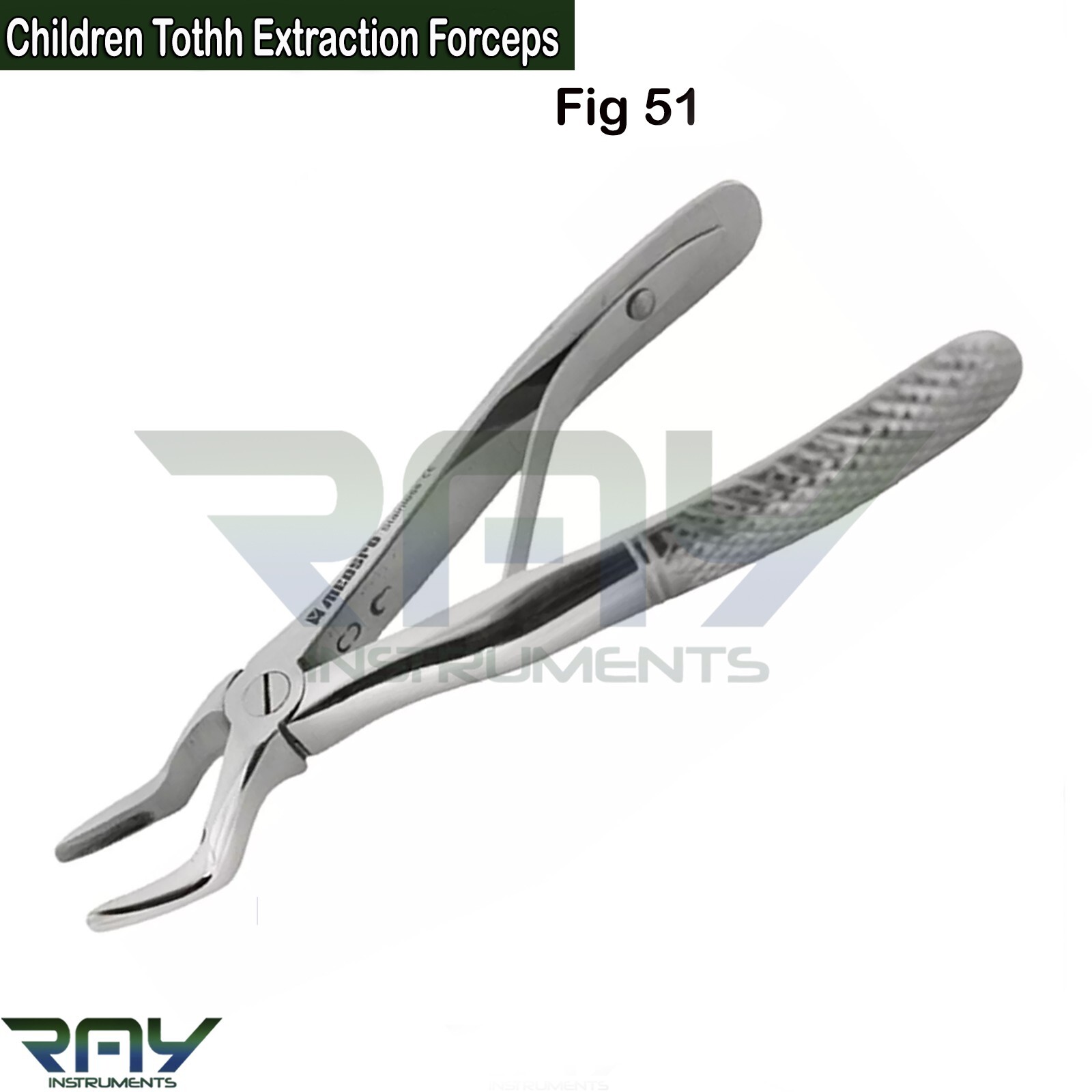 Children Tooth Extracting Forceps Fig 51 Upper Roots Removal Surgical Instrument