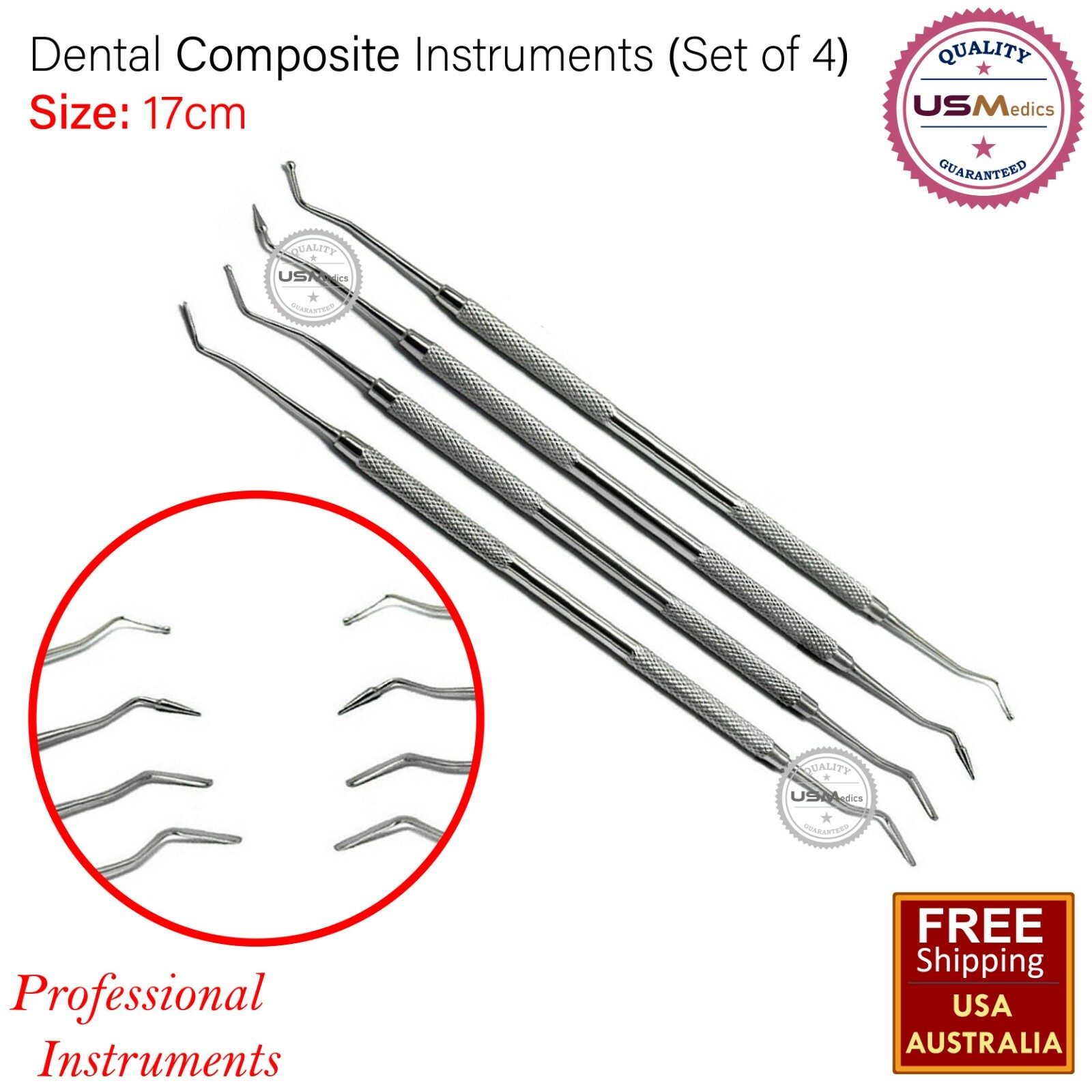 Dental Composite Filling Instruments Spatula Burnisher Restorative NEW Beaden®