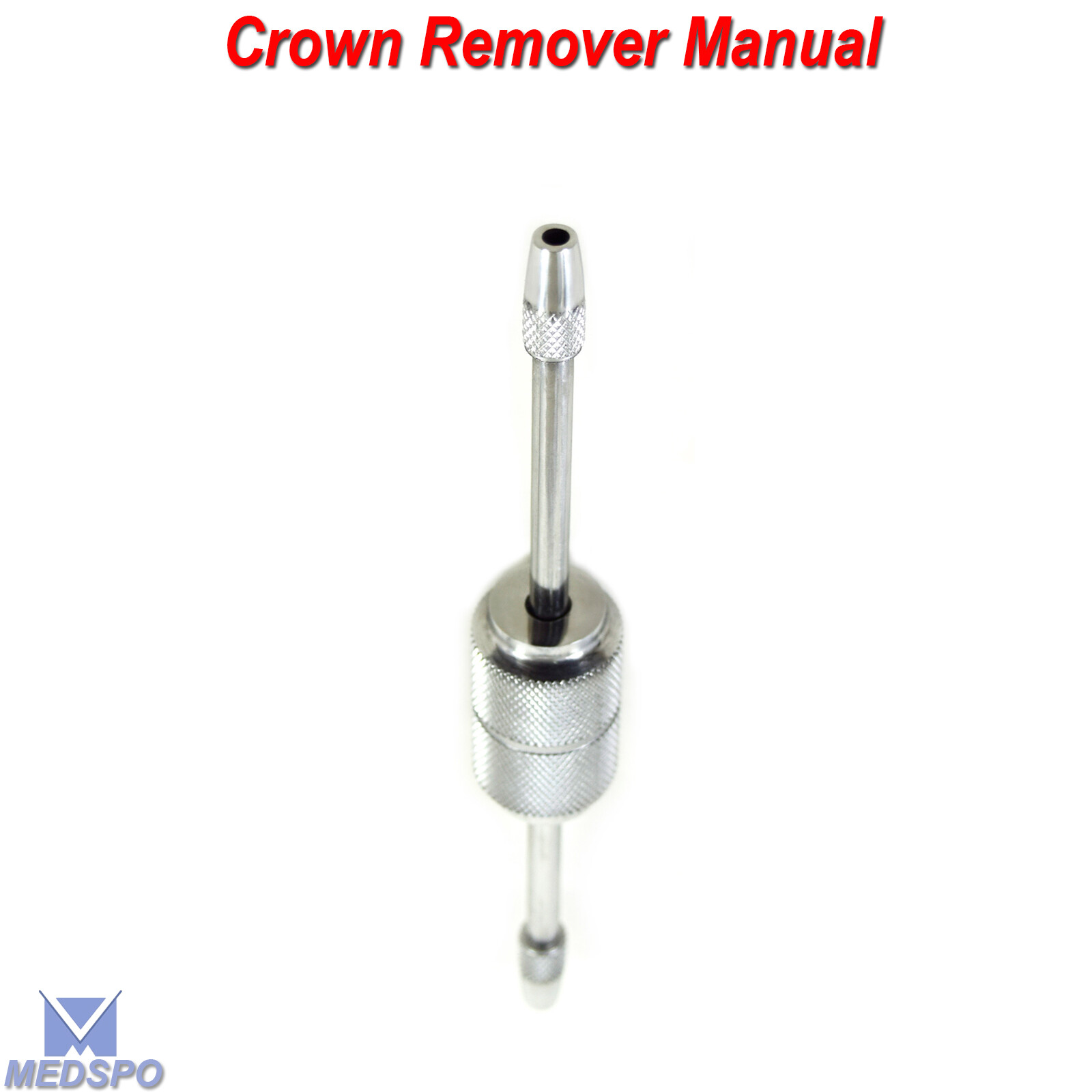 Manual Crown Bridge Remover Set With 3 Attachments Restoration Dental Instrument