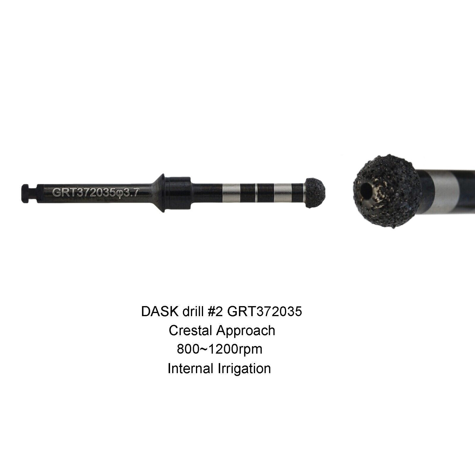 Implant Sinus Lift Diamond Burs DASK Drills Crestal Lateral Internally Irrigated
