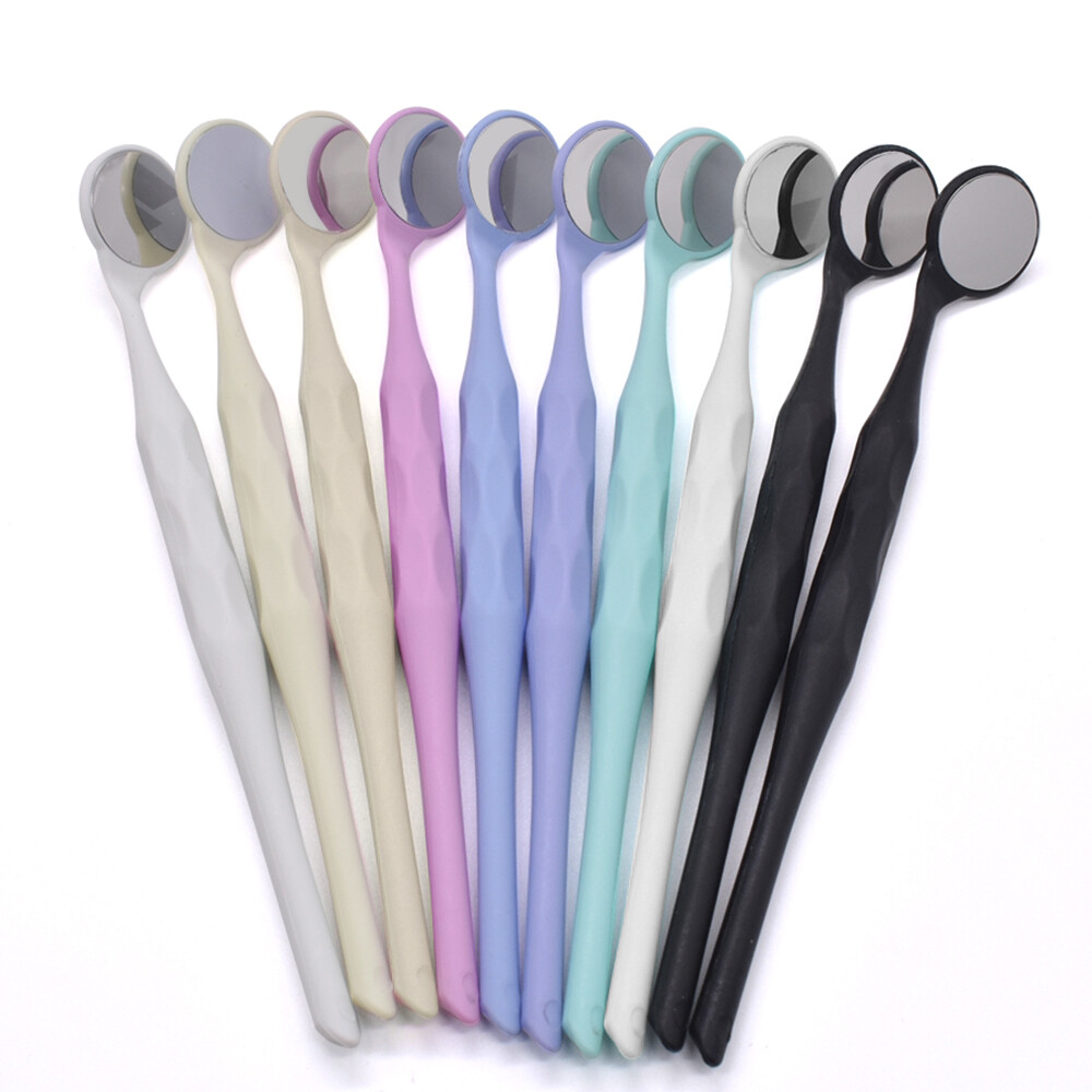 10pcs Dental Mouth Mirrors Double Sided Reflector Oral Mirror Tooth Whitening SA