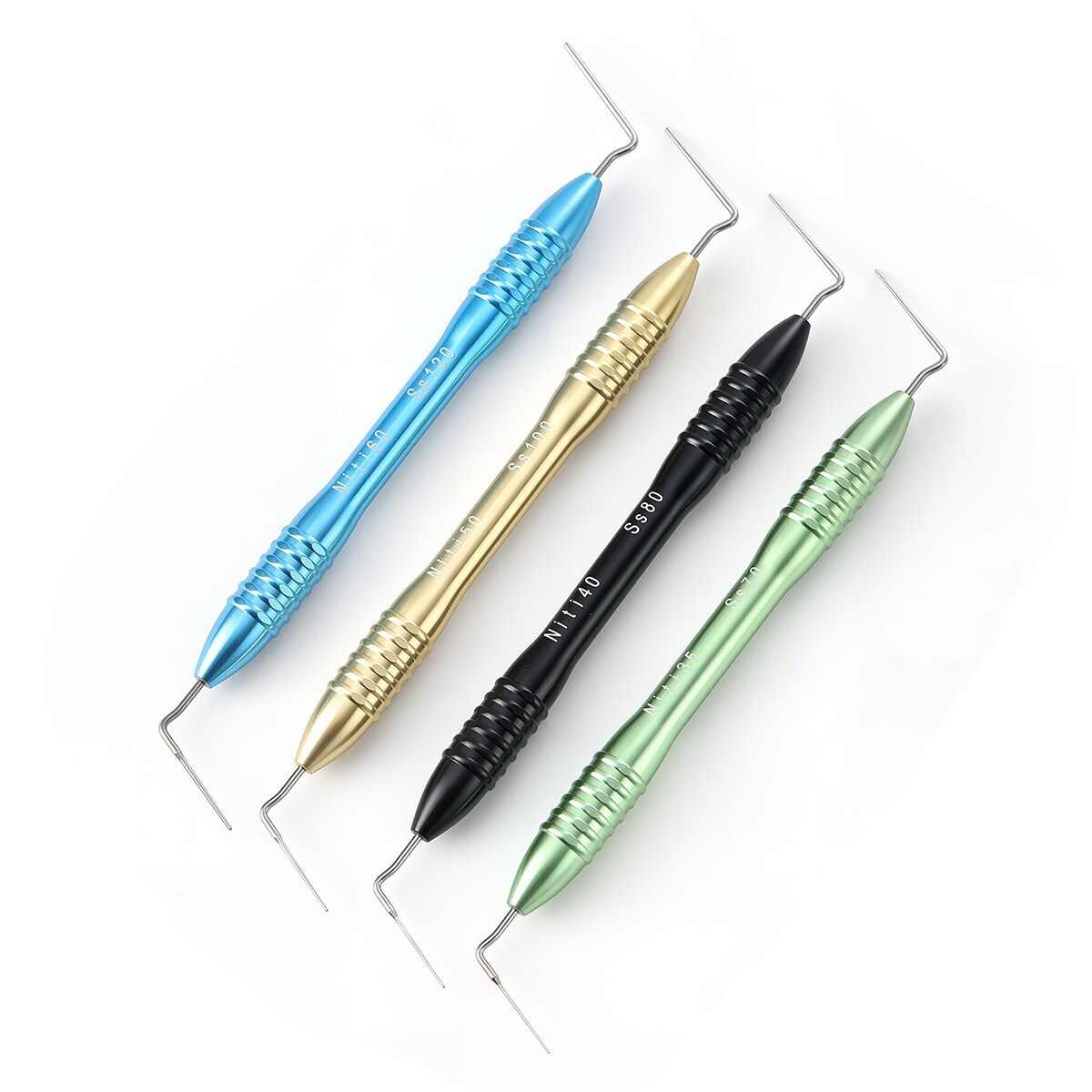 Dental Endodontic Obturation Plugger Tips Hand Use Pluggers Set 0#1#2#/35-120 AZ