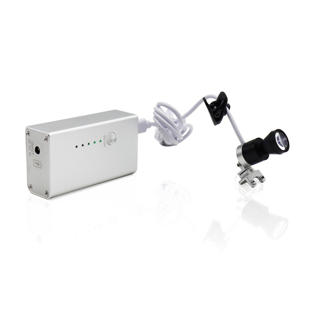 5W Dental LED Headlight Surgical Lamp for Dental Loupe 3500mAh Battery