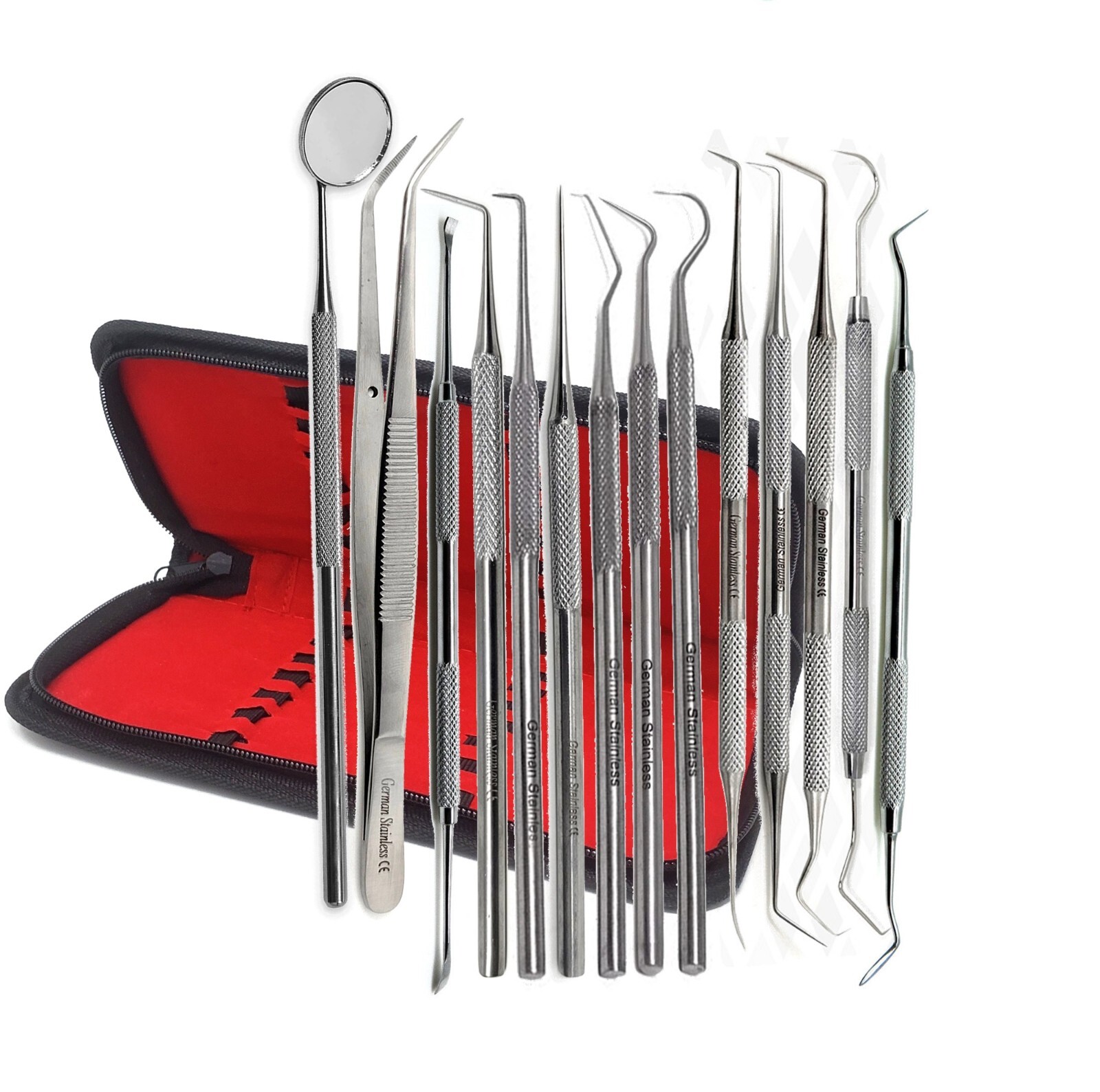 Basic Dental Hygiene Kit – -Stainless Steel Dental Instruments GERMAN