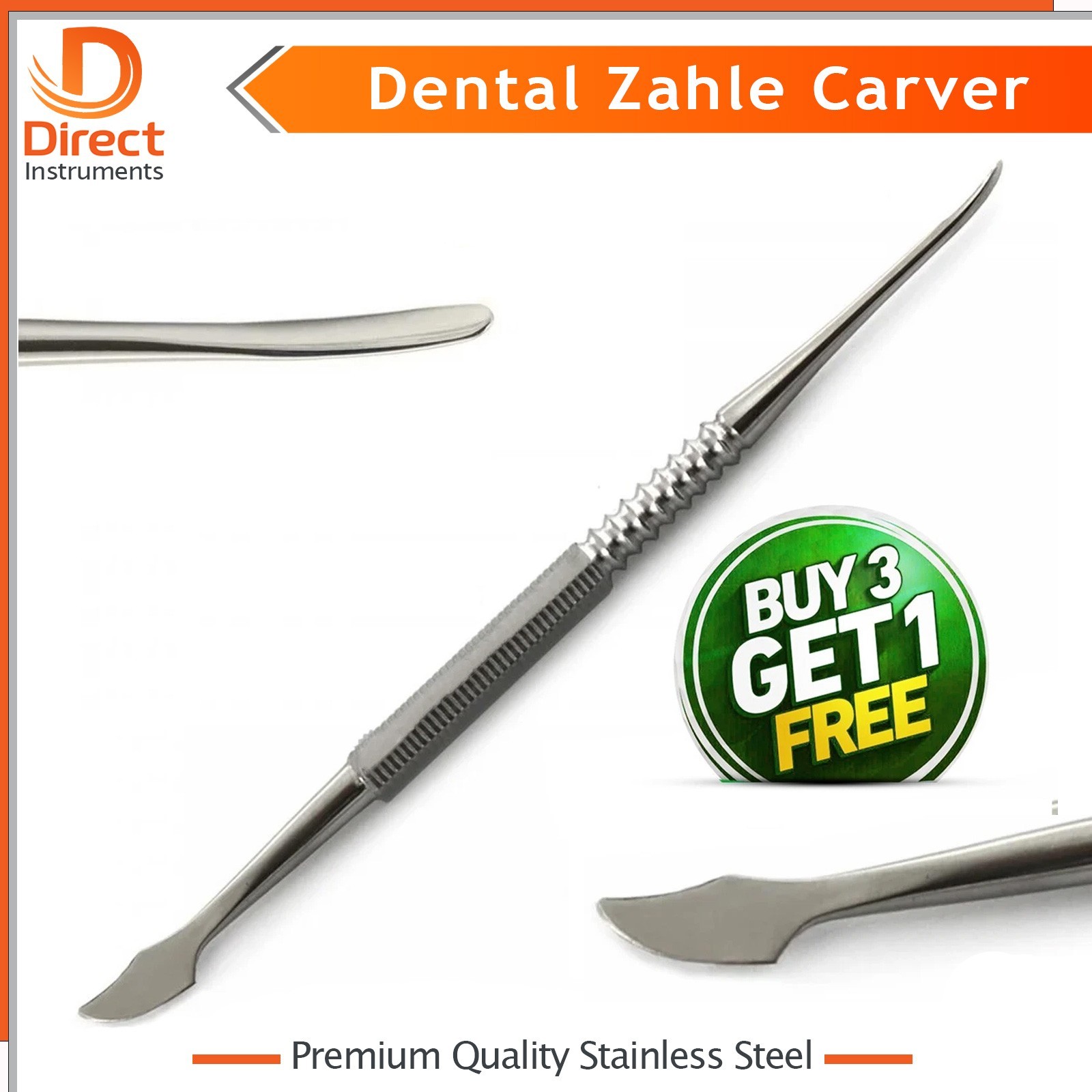 Dental Zahle Carver & Wax Modelling Spatula – Stainless Steel Beale Mixing Tool