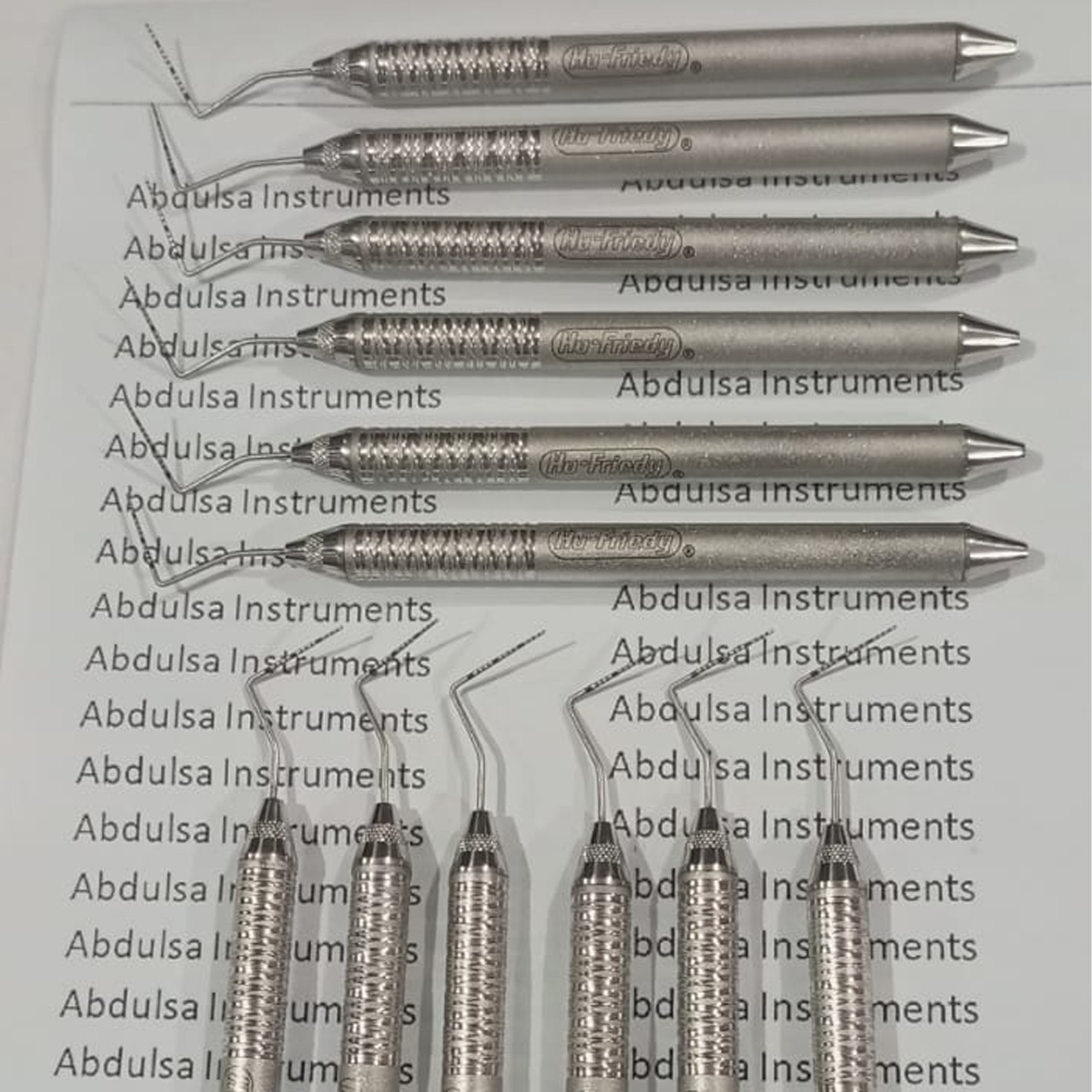 Lot Of 6 PCS Hu-Friedy PCPUNC156 Single End Dental Probe