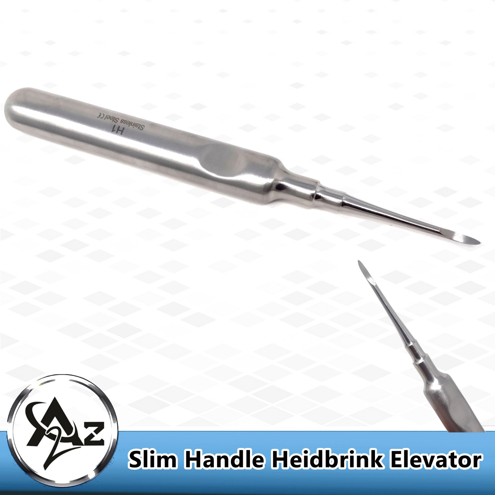 DENTAL HEIDBRINK ELEVATOR #H1 STRAIGHT WITH HOLLOW HANDLE SURGICAL INSTRUMENTS