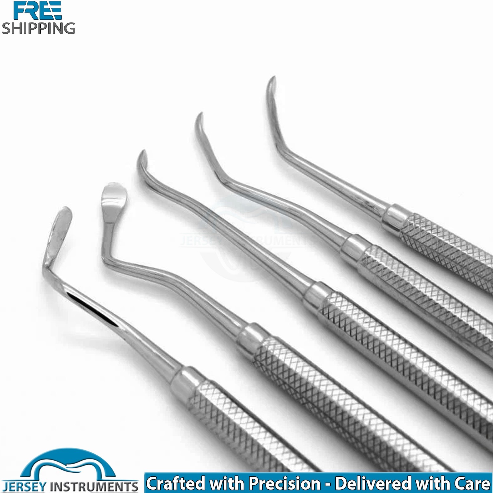 Set of 10 Sinus Lift Elevators Hollow Handle & Sinus Handle Dental Implant Tools