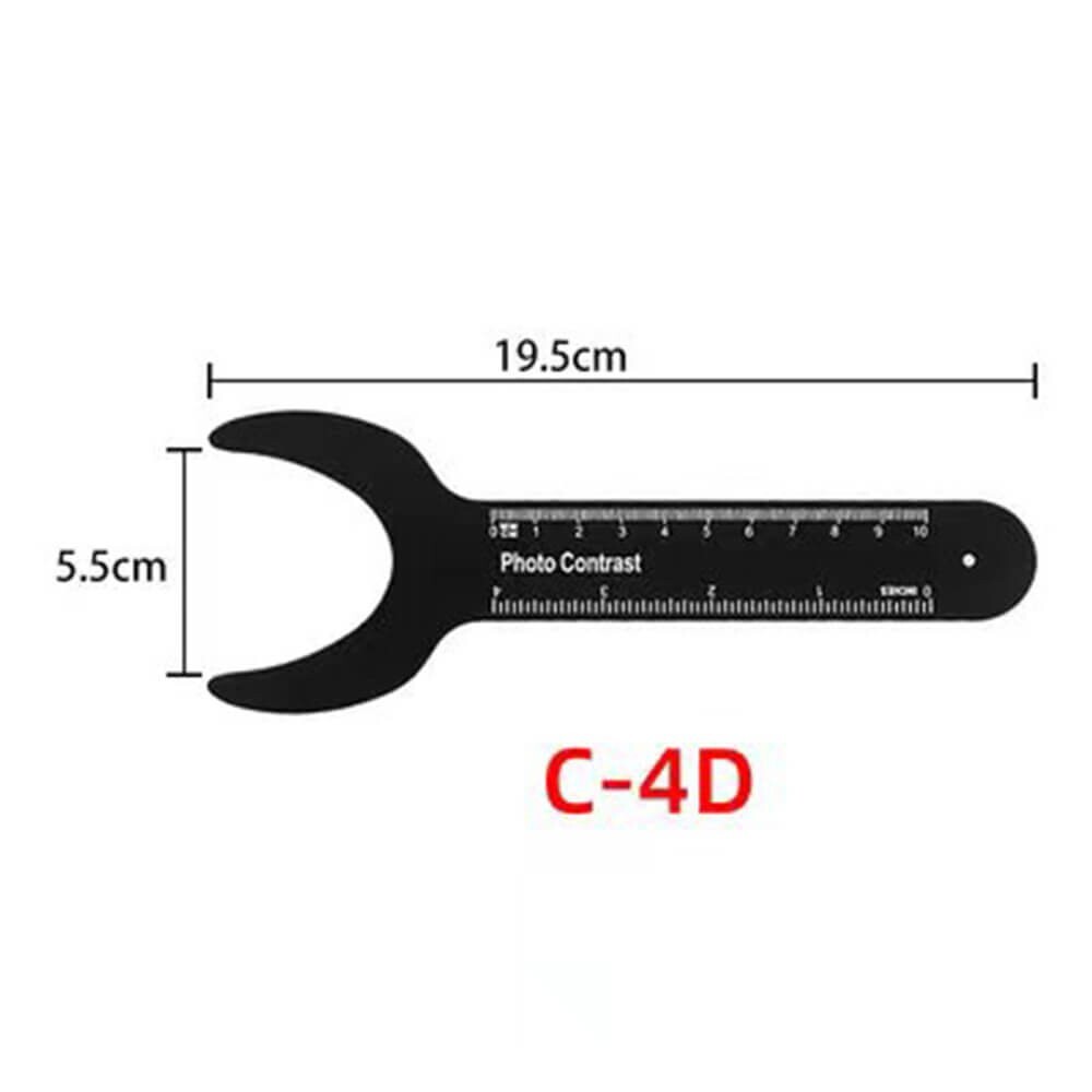 1×Dental Oral Photo Contrast Black Background Board Photography Contraster C-4D