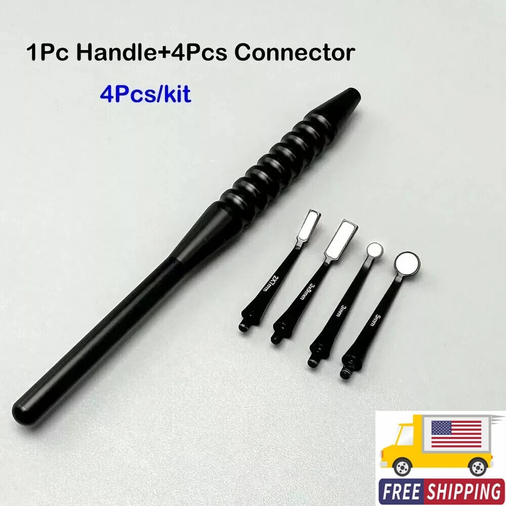 Dental Micro Mouth Mirror Handle+Connector Kit Tool Detachable Connector USA