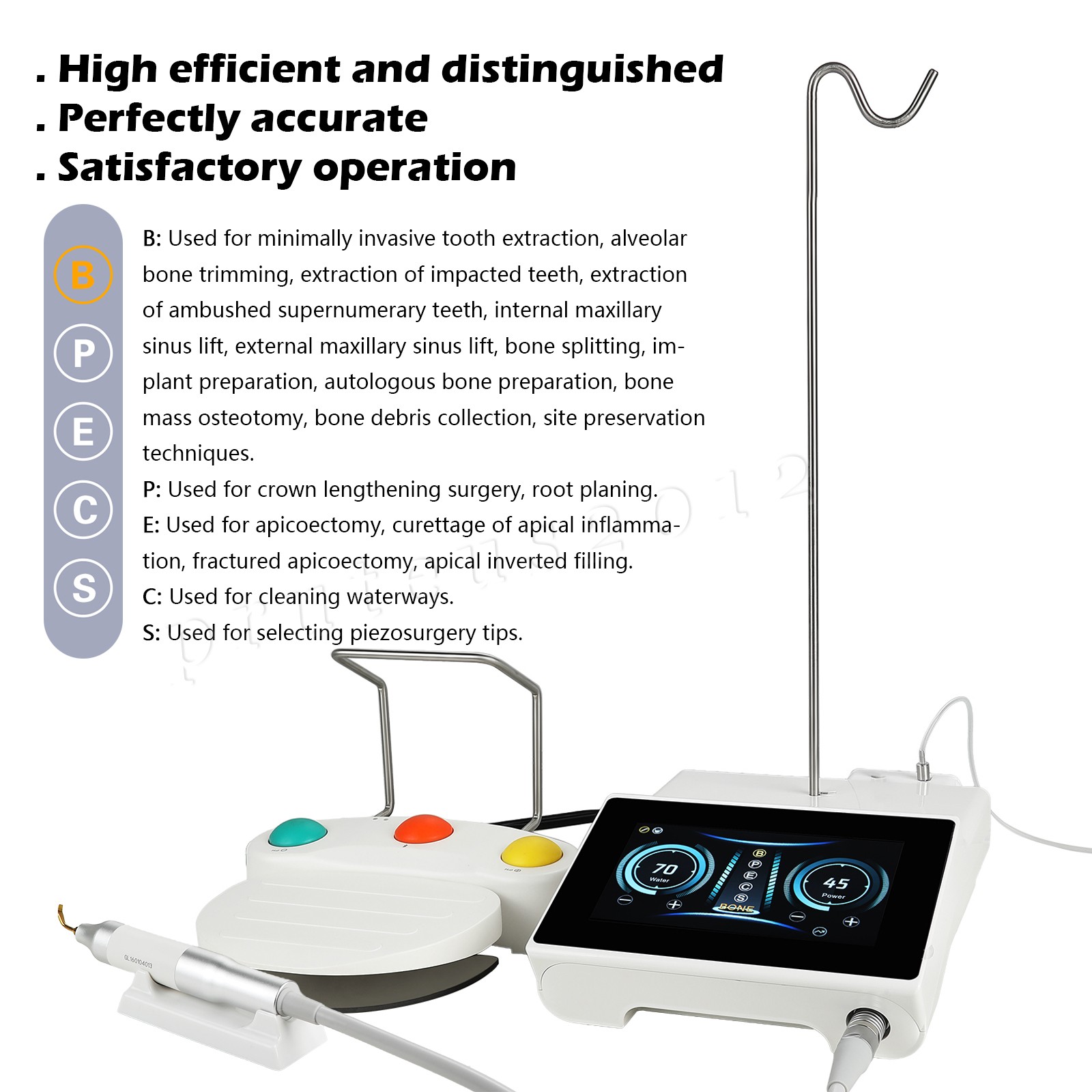 Dental Piezo Surgery Bone Cutter Piezosurgery Surgical Motor