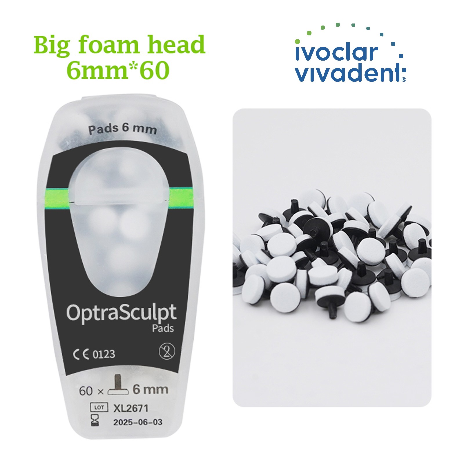 Dental Foam Pads Kit Veneer Composite Resin Filling Spatula Handle Optrasculpt