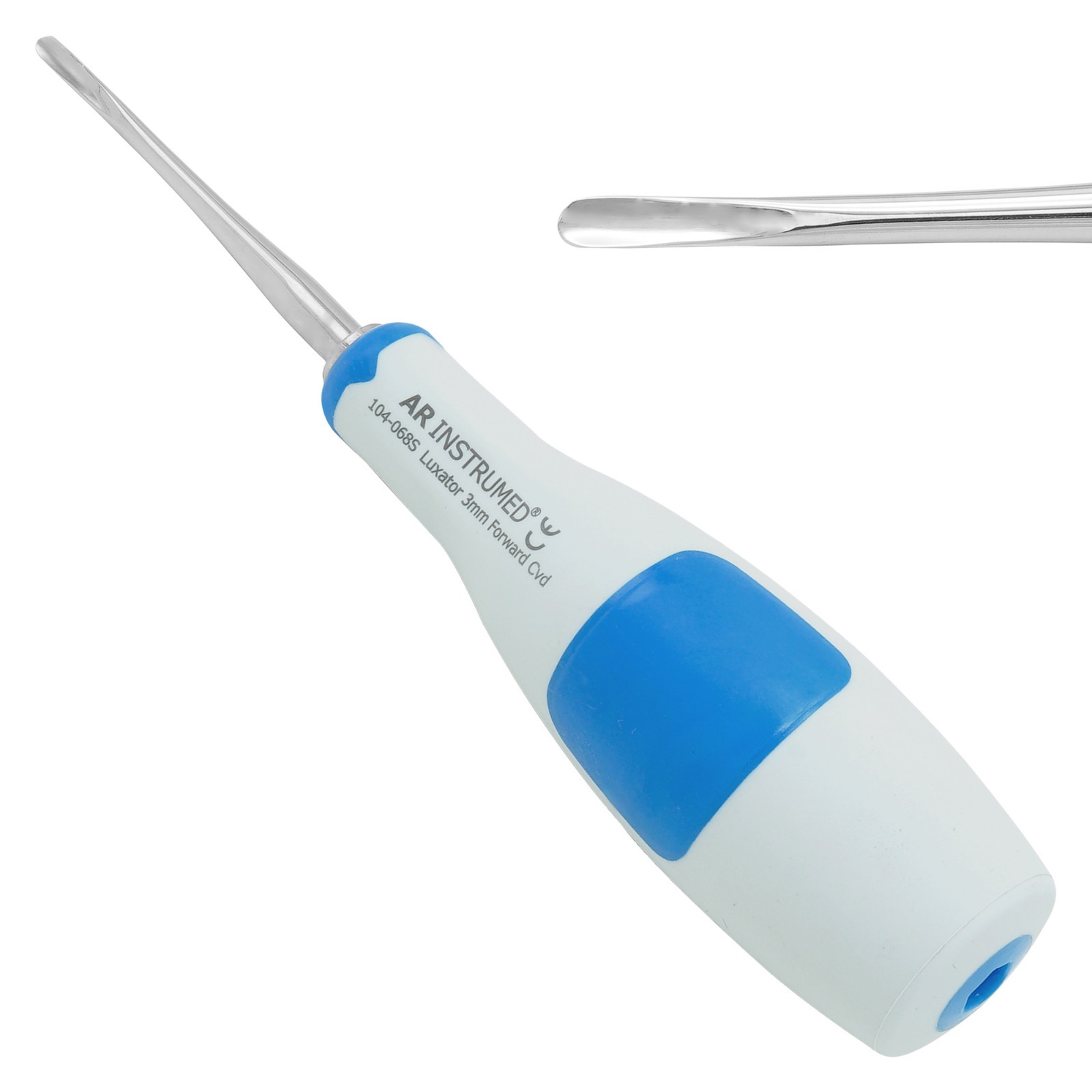 AR Silicone Forward Curved Root Luxating Elevator 3mm Dental Instruments German