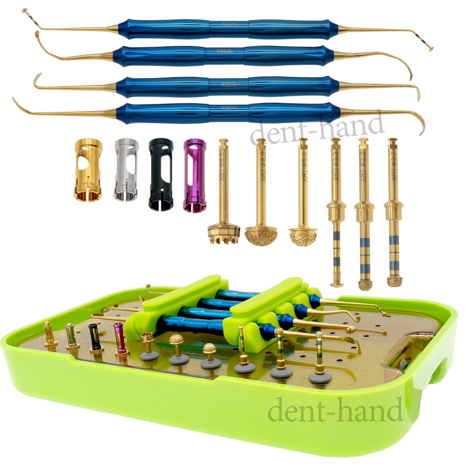 Dental DASK Advanced Sinus Kit Implant Drill Stopper Hand Elevation Instrument