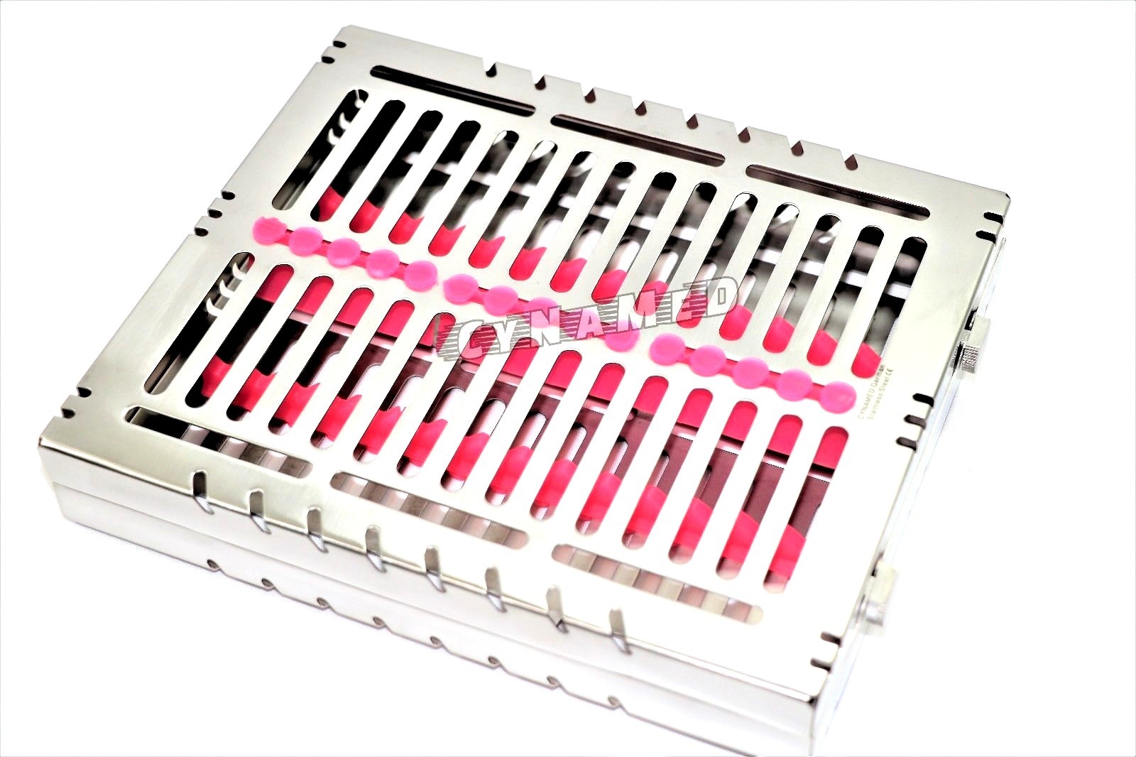 3 GERMAN DENTAL AUTOCLAVE STERILIZATION CASSETTE RACK BOX TRAY FOR 15 INSTRUMENT