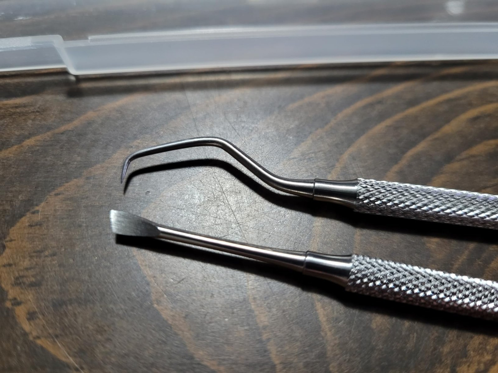 2 Pack Dental Tools Teeth Cleaning Metal Pick Hygiene Kit Tartar Plaque Remover