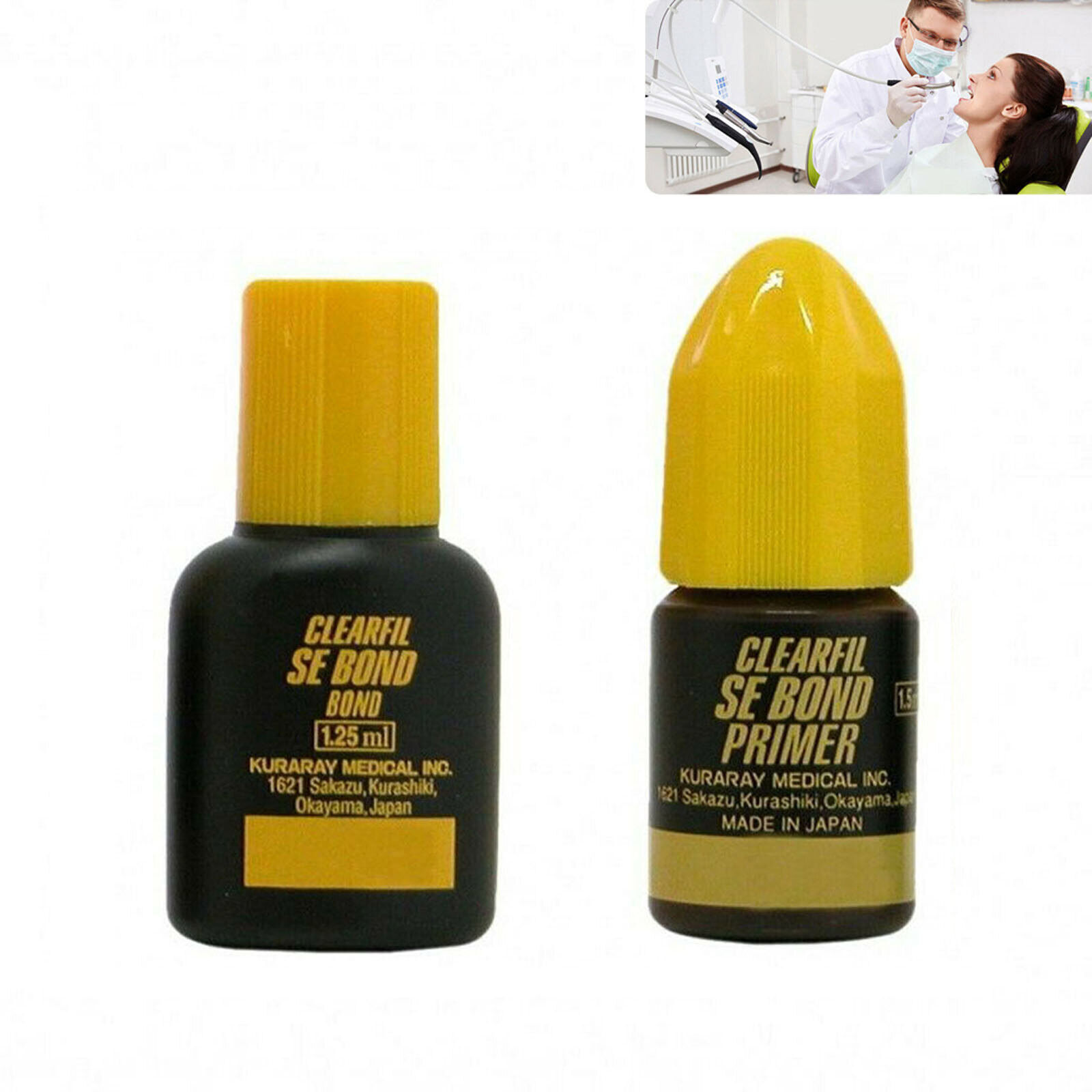 Dental Kuraray CLEARFIL SE BOND Light-curing Bonding Self-etching Primer Sealing