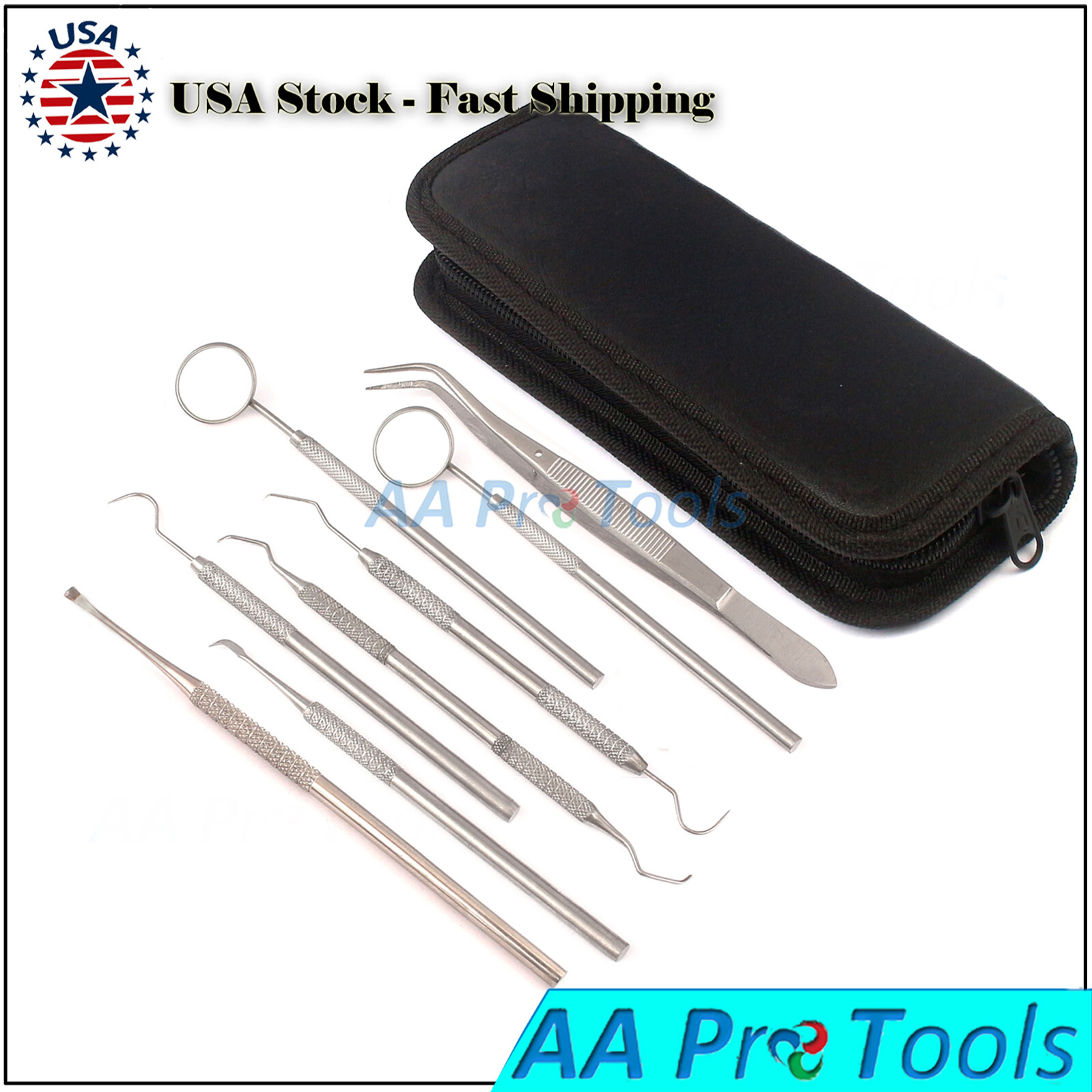 Professional Dental Oral Hygiene Kit 8 Tools Deep Cleaning Teeth Care Set PR-365
