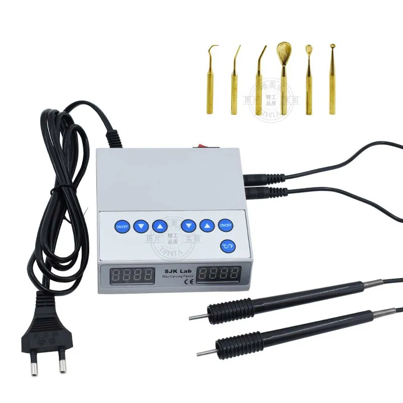 Dental Electric Wax Waxer Carver Contains Double Carving Pen Carving Wax Knife