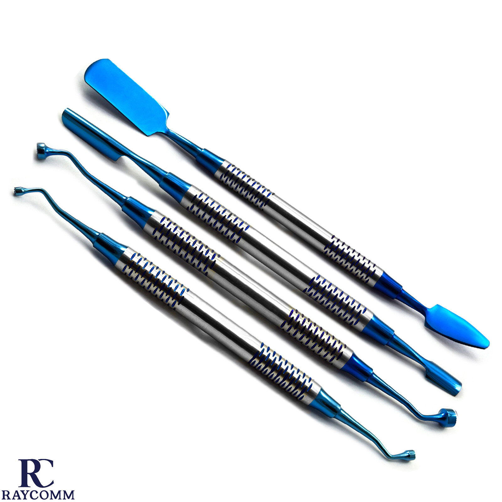 Dental Surgery Implant PRF Set of 4 Bone Preparing Elevators Lab Instruments CE