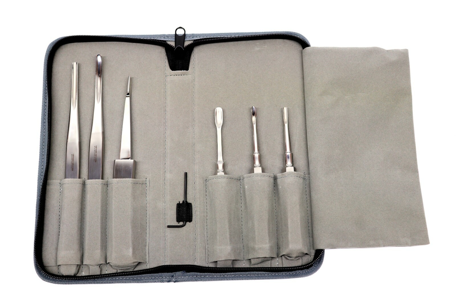 Equine Dental Incisors & Wolf Tooth Elevator 6-pcs Set Stainless Steel