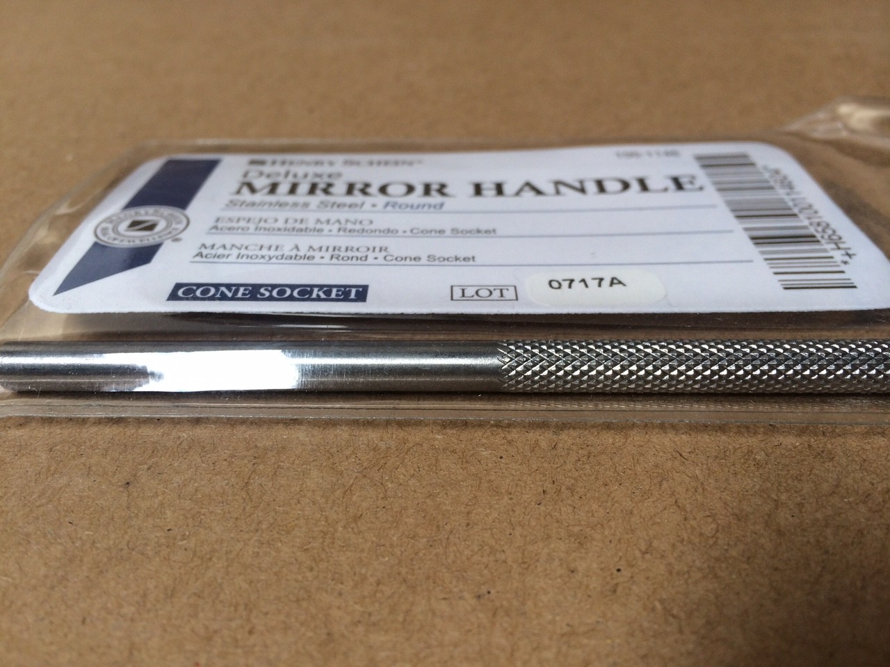 Dental mouth Mirror Handle Round Cone Socket from Henry Schein made in Pakistan