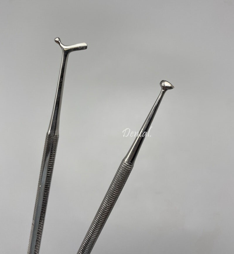 Dental Steel Spatula Composite Resin Filling Instrument Plugger Restorative Tool