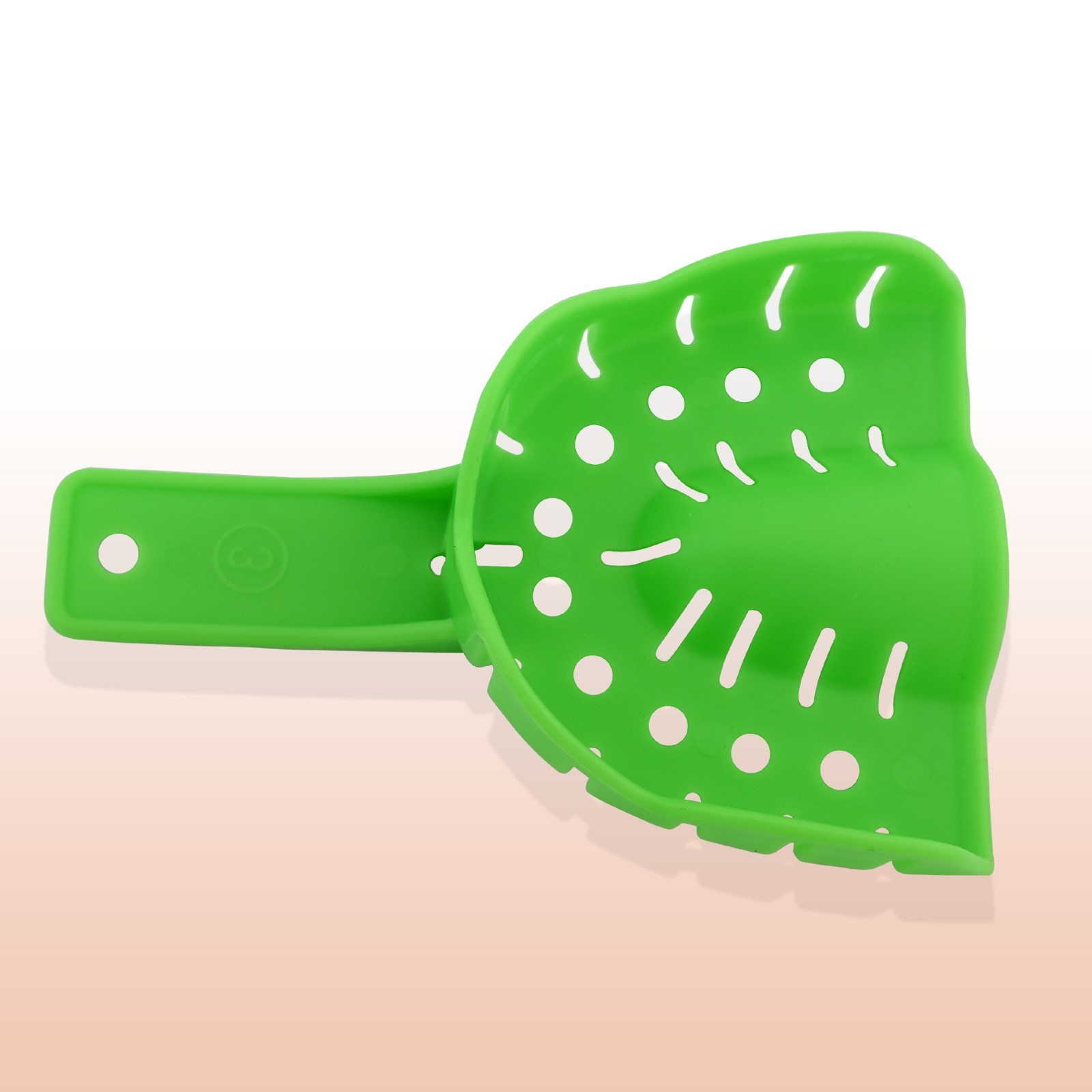 Dental Impression Perforated Disposable Impression Trays #3 Medium Upper Green
