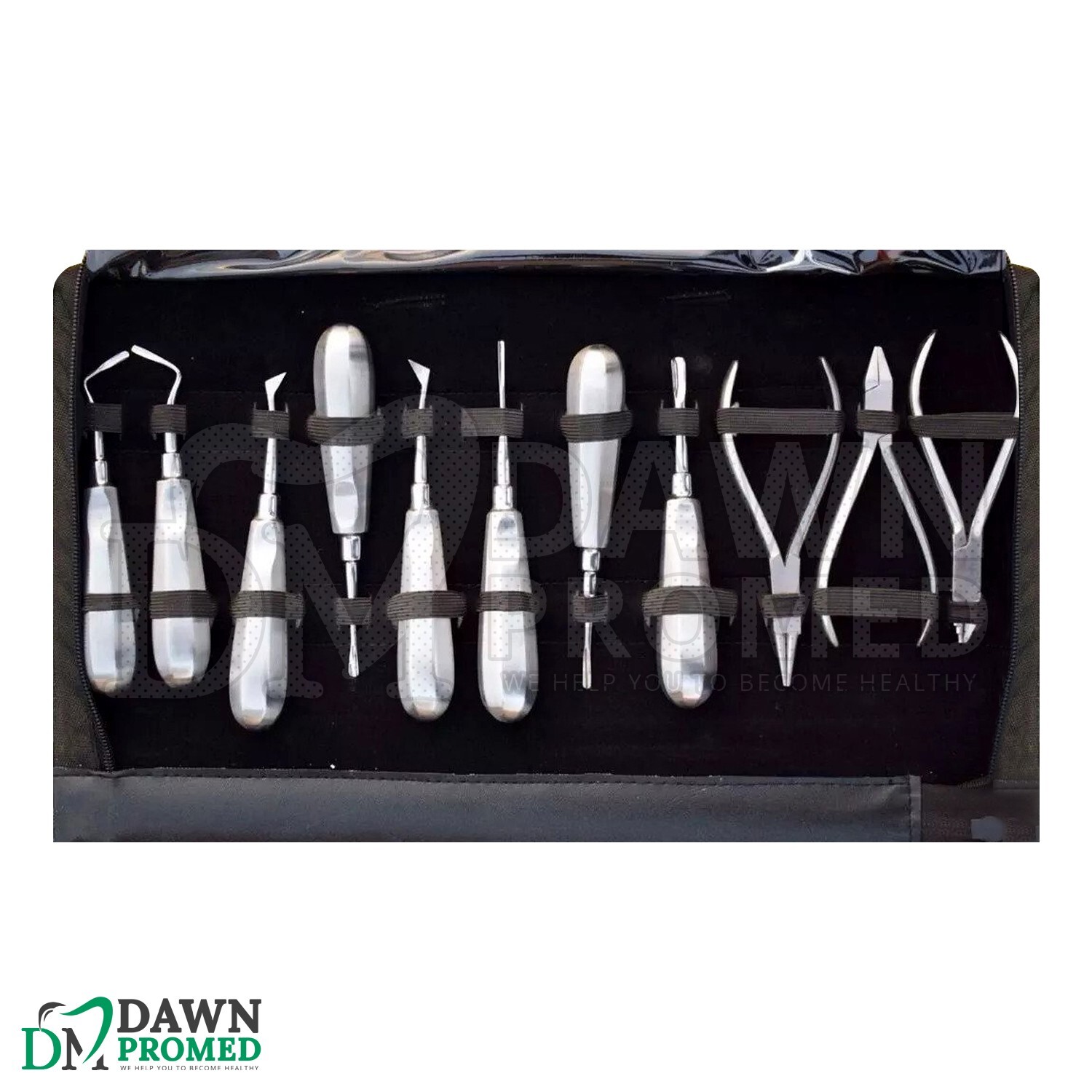 161 Pcs Oral Dental Extraction Surgery Kit With FREE Carrying Case German Gr
