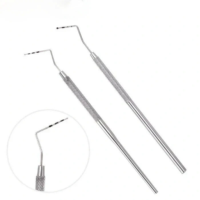 2Pcs 1-10/15 William Probes Color Coated Dental Periodontal Perio Probes