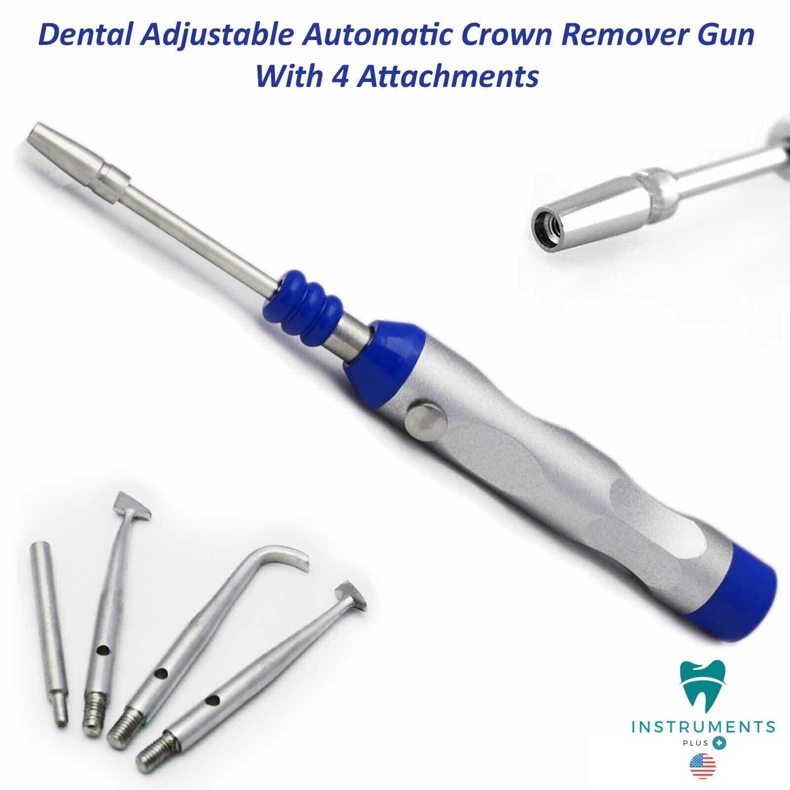 Turkish Crown Remover With 4 Attachments Surgical Dentistry Dental Instruments
