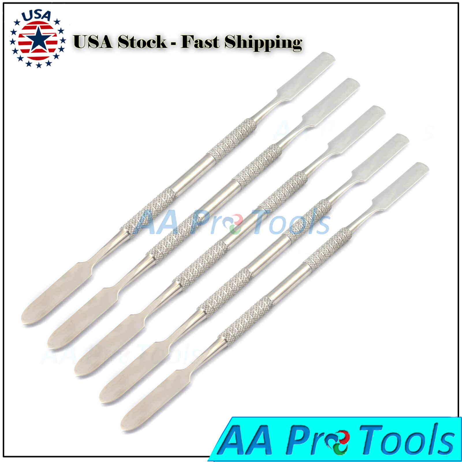 6 Cement Spatula Dental Instruments surgical Surgery Set