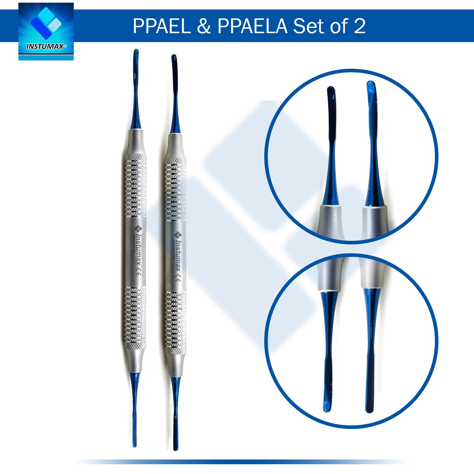 Dental Periodontal Ligament Implant Periotome PPAEL PPAELA Set Lab Instruments