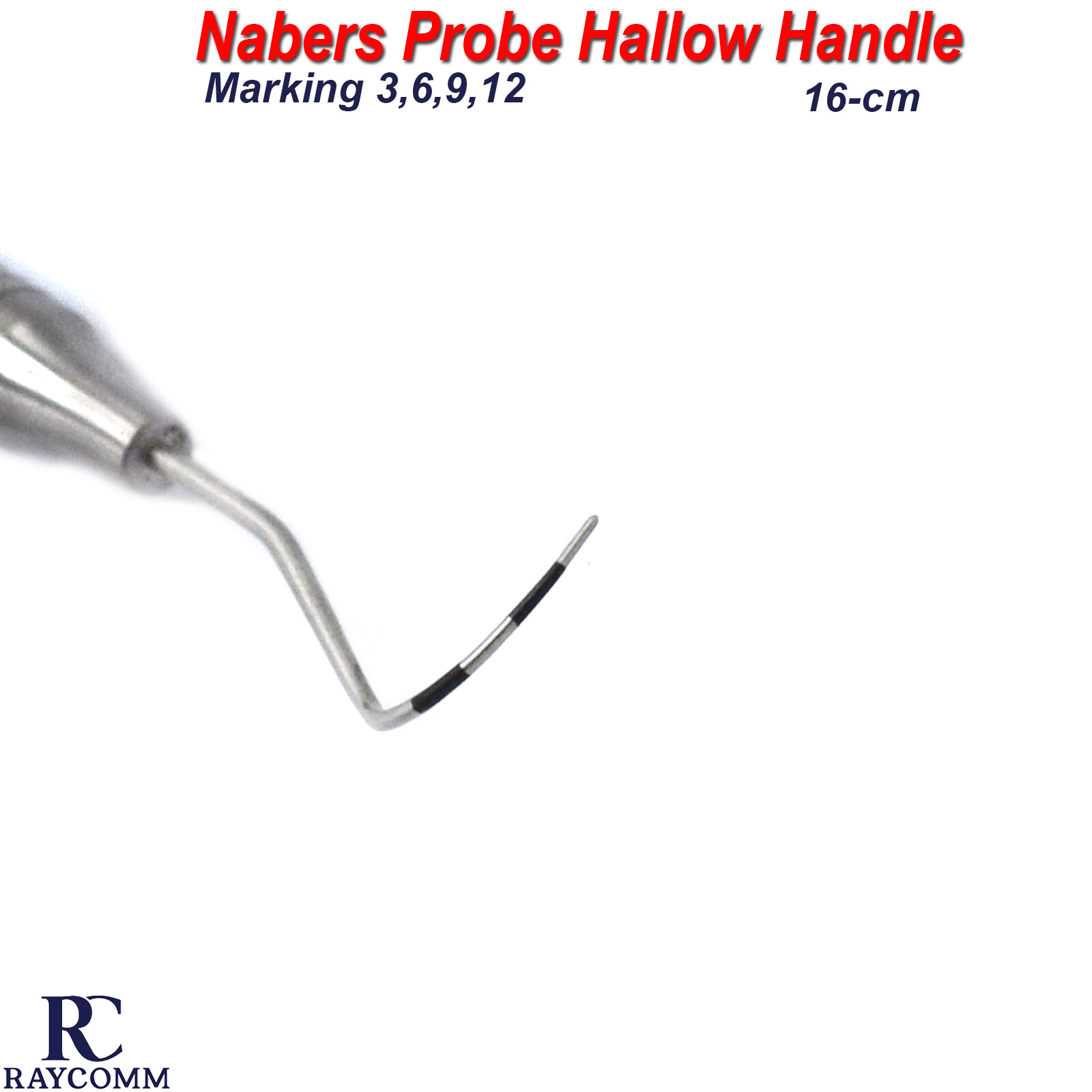 Nabers Probe Color Coded Depth Measuring Periodontal Furcation Lesions Scalers