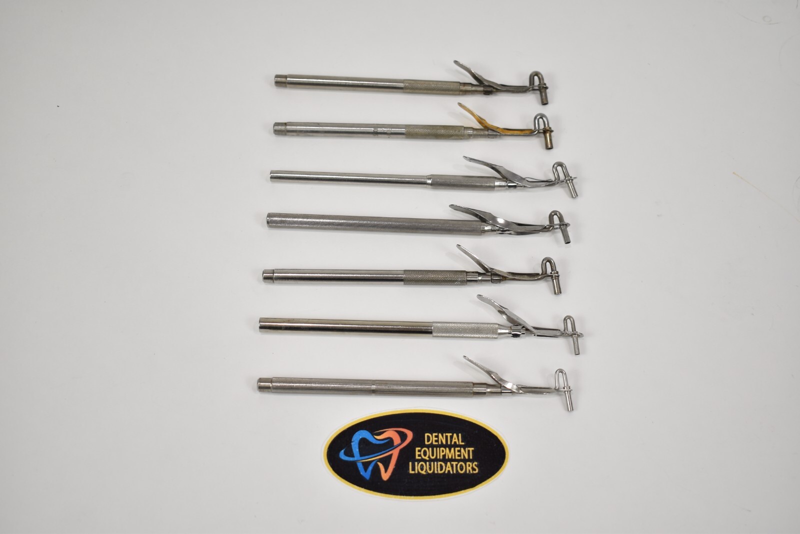 Set of 7 Amalgam Carriers – Single Ended – Various Sizes & Brands